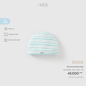 Mũ tròn kẻ xanh trắng M11