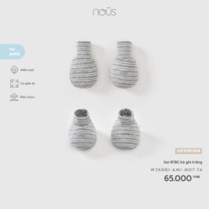 Set BTBC kẻ ghi trắng M07