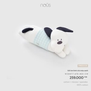 Gối ôm hình chó màu xanh M01